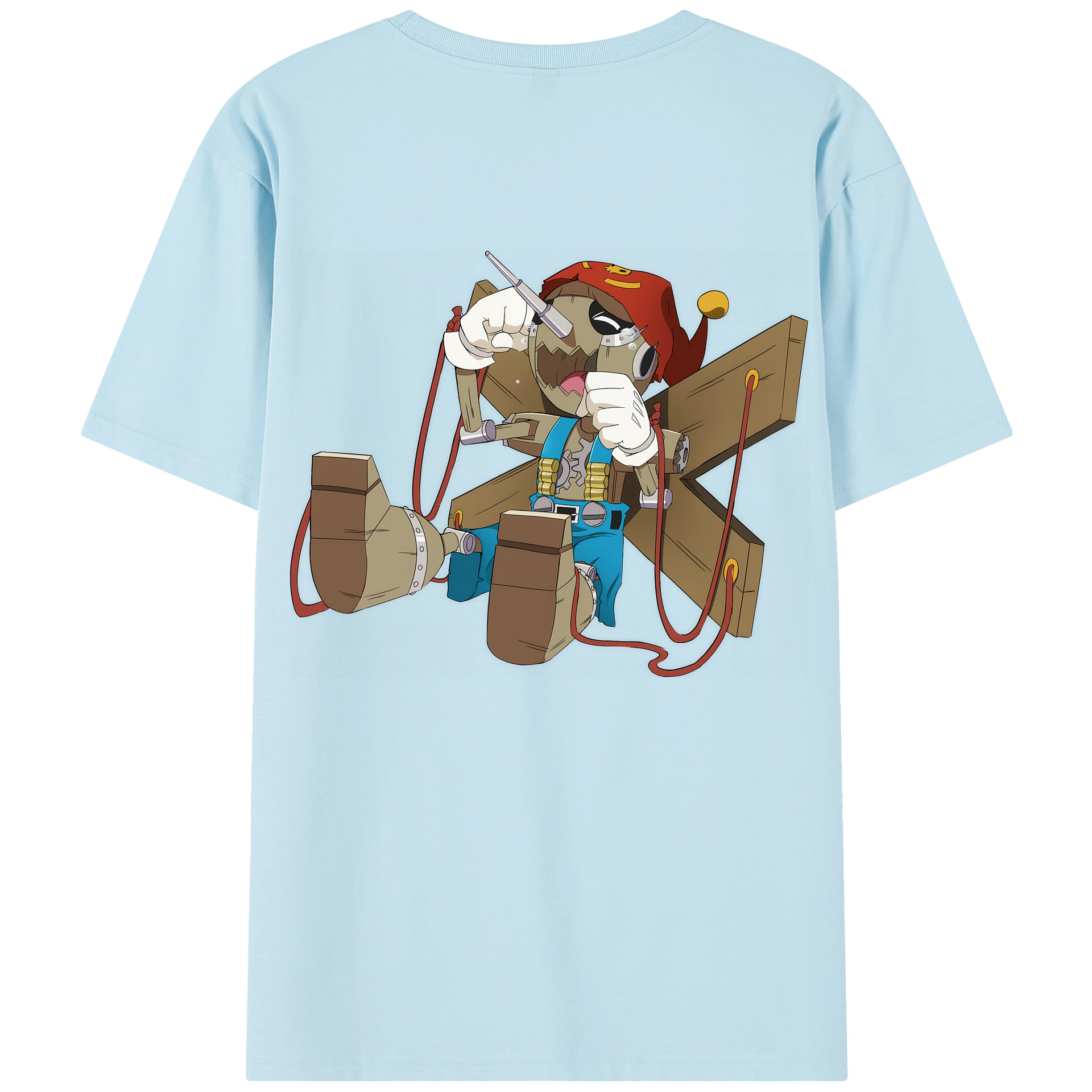 （画像用） Digimon デジタルモンスター/デジモン 綿100％半袖Tシャツ（背面プリント）
